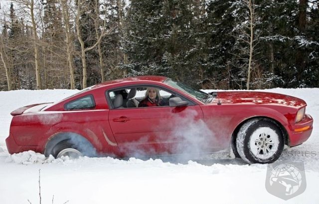Ford focus stuck in snow #2