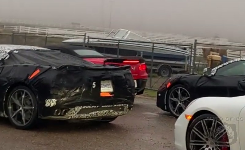 EXCLUSIVE! SPIED! The Mid-engine, C8 Chevrolet Corvette Gets Ready For Its Close Up In This KILLER Video