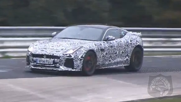 SPIED + VIDEO: Jaguar's Hot-To-Trot F-Type By SVO Nabbed Making A LOT Of Noise Around The Ring