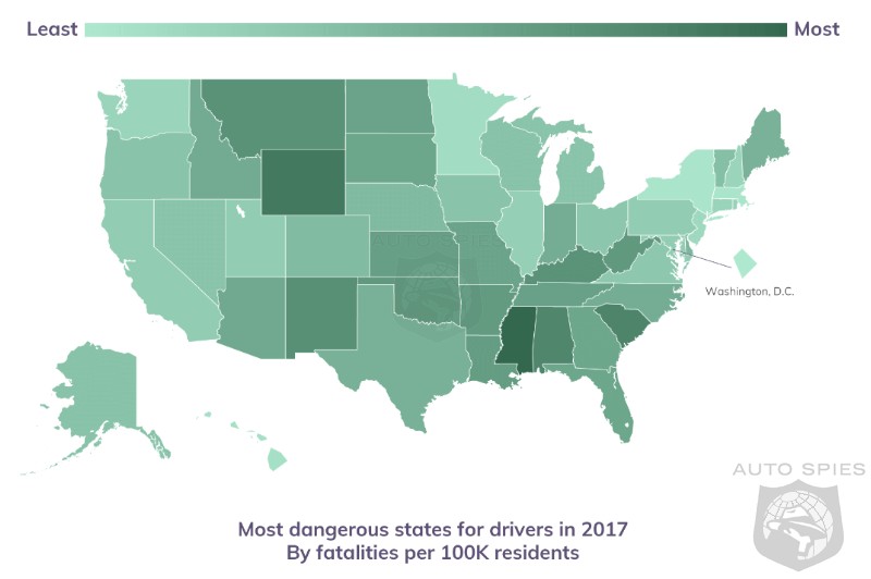 Are YOU Surprised? U.S.' Most DANGEROUS Roads Aren't In The City...