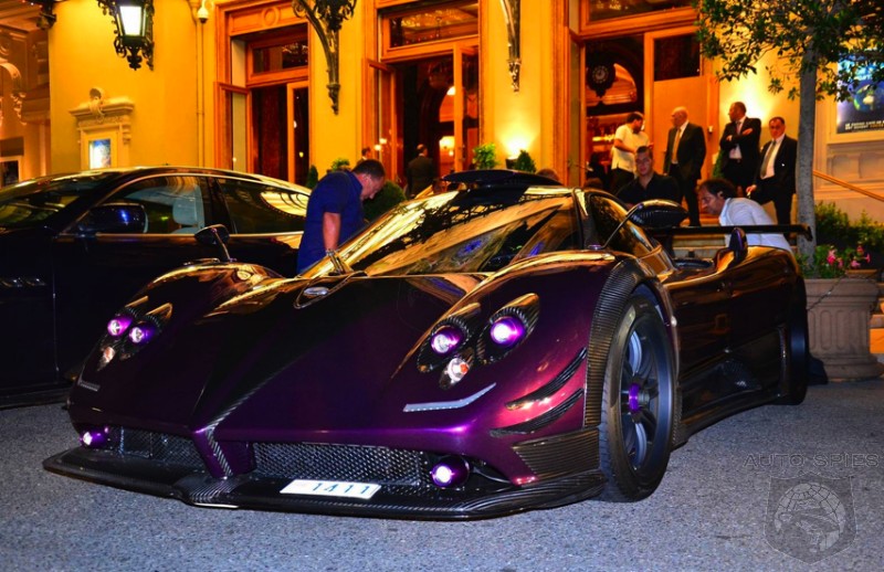 Lewis Hamilton's Pagani Zonda 760 LH Spotted In Monaco In ALL Of Its Purple Glory