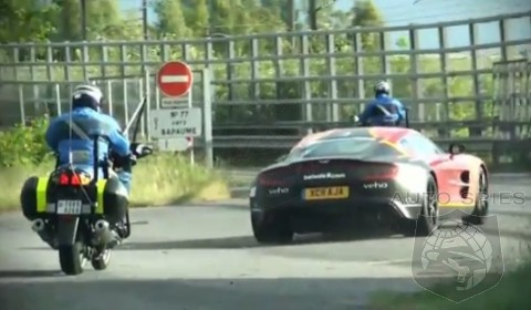 VIDEO: The Wrapped Aston Martin One-77 Sees Blues And Twos On The Gumball