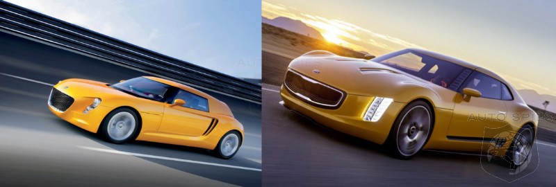 DETROIT AUTO SHOW: Does Kia's GT4 Stinger Concept Look A Little TOO SIMILAR To The 2005 VW EcoRacer?