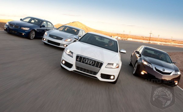 Mid-Sized Luxury Sedan Shootout! Audi, BMW, Infiniti, And Acura - Who Walks Away The Winner?