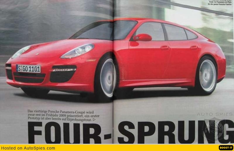 More spy shots of this totally new model for Porsche
