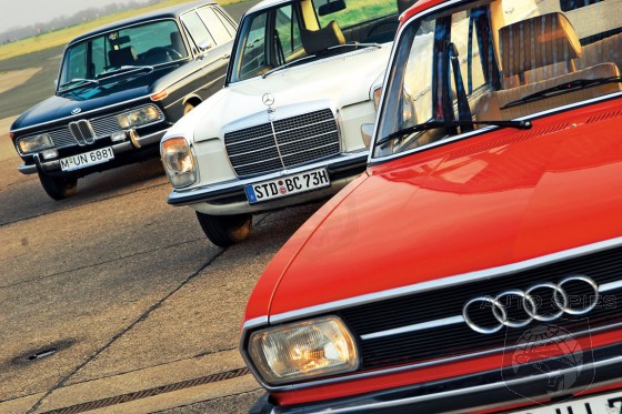 Autobild Klassik: 1968: Audi 100 vs BMW 2000 vs Mercedes-Benz 200