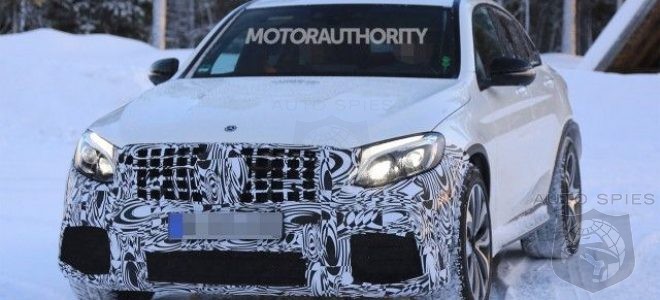 2018 MERCEDES AMG GLC63 COUPE - the latest spy photos! It has been caught at testing drive in Europe