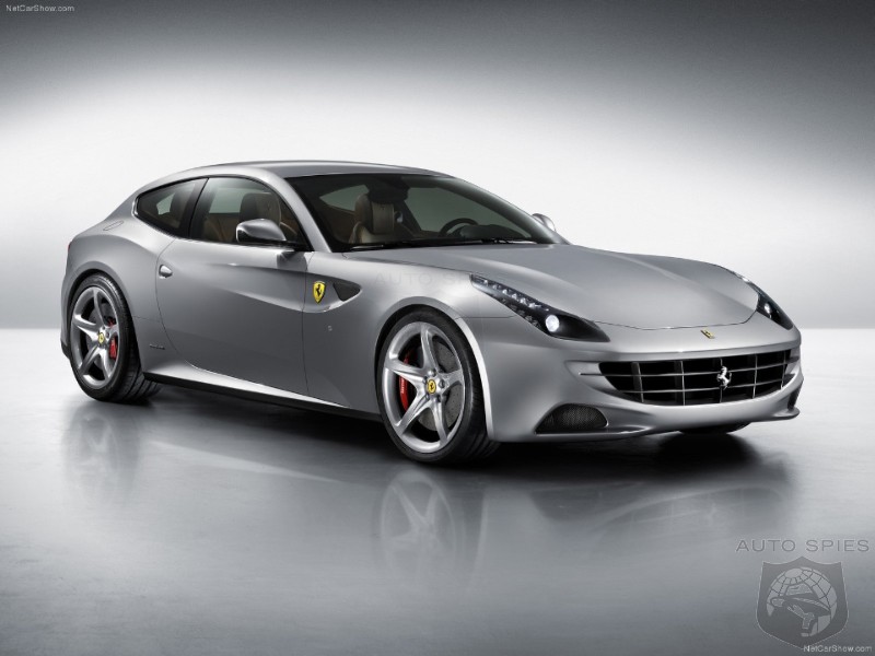 Are you happy now? The new look of the Ferrari four passenger car.