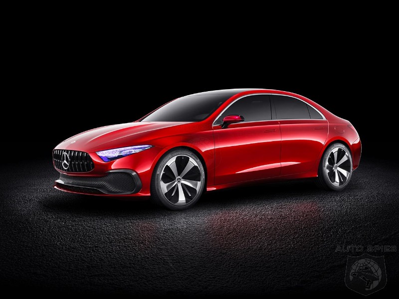 Mercedes Concept A Sedan Shows An Attractive Future In Shanghai
