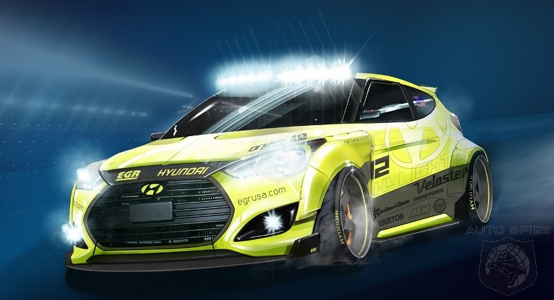 Yellow Cake Hyundai Veloster Night Racer To Debut At SEMA 