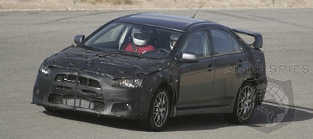 Spy Shots: Production 2008 Mitsubishi Evo X