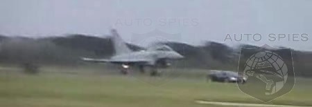 Video: Footage of Top Gear Buggati Veyron vs Eurofighter